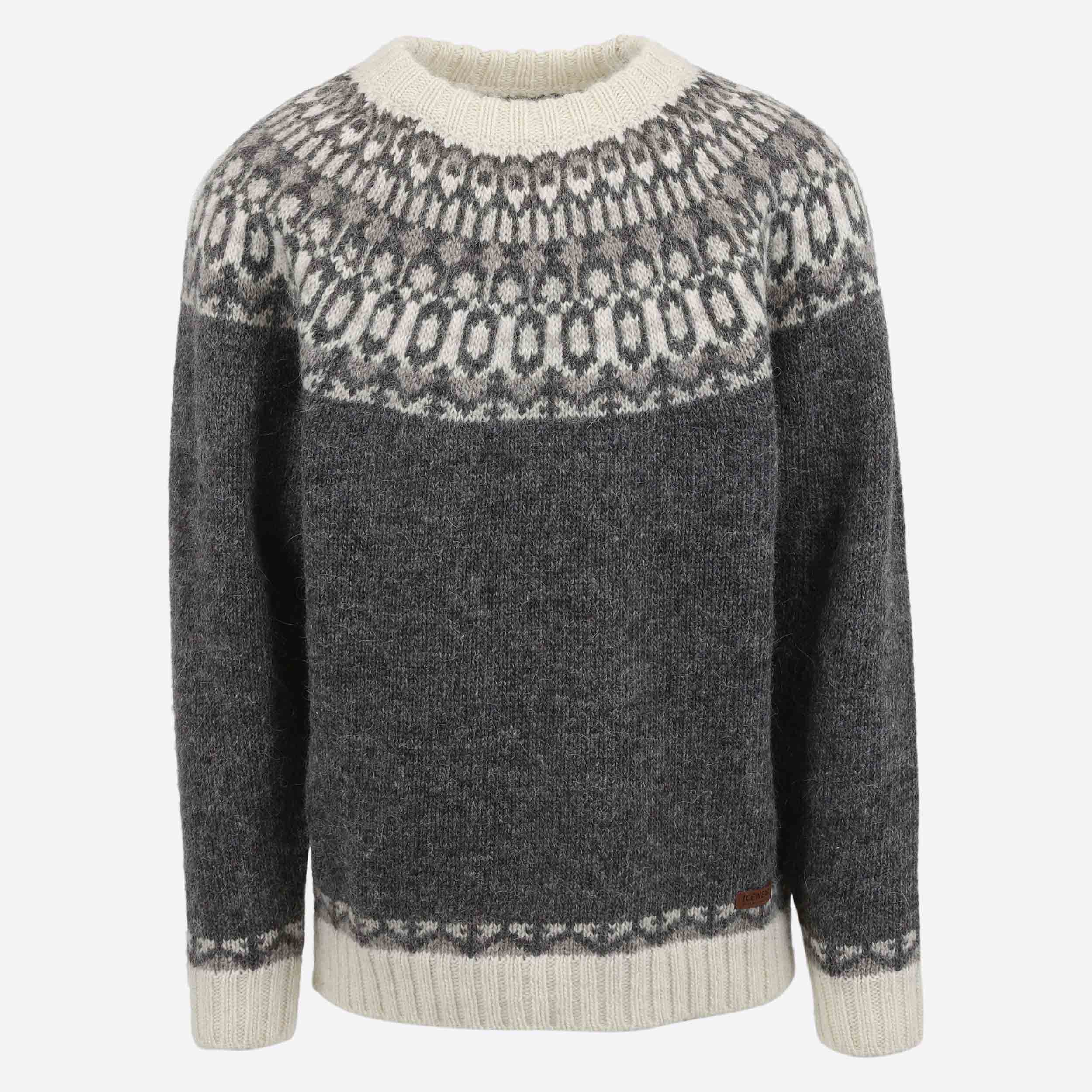 Fróði Icelandic pattern wool sweater